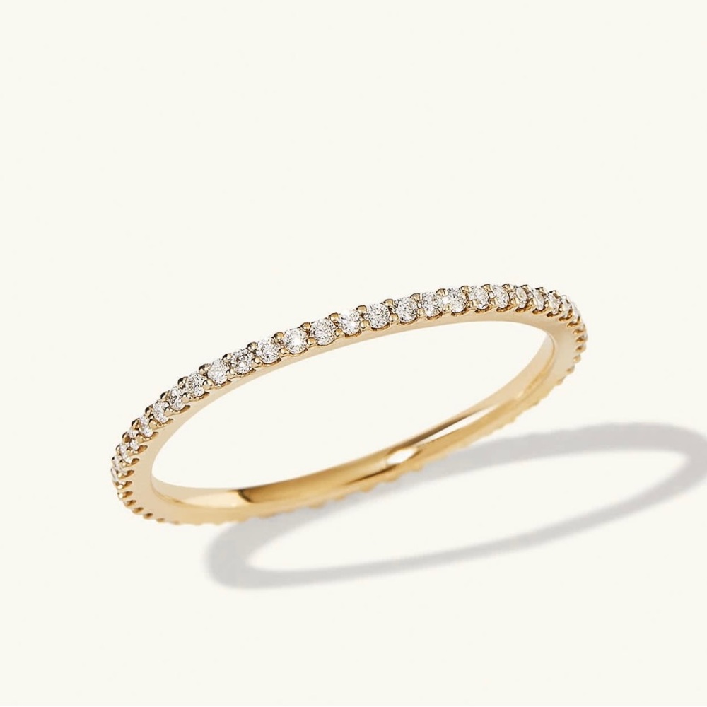 MEJURI Slim Diamond Eternity Band!